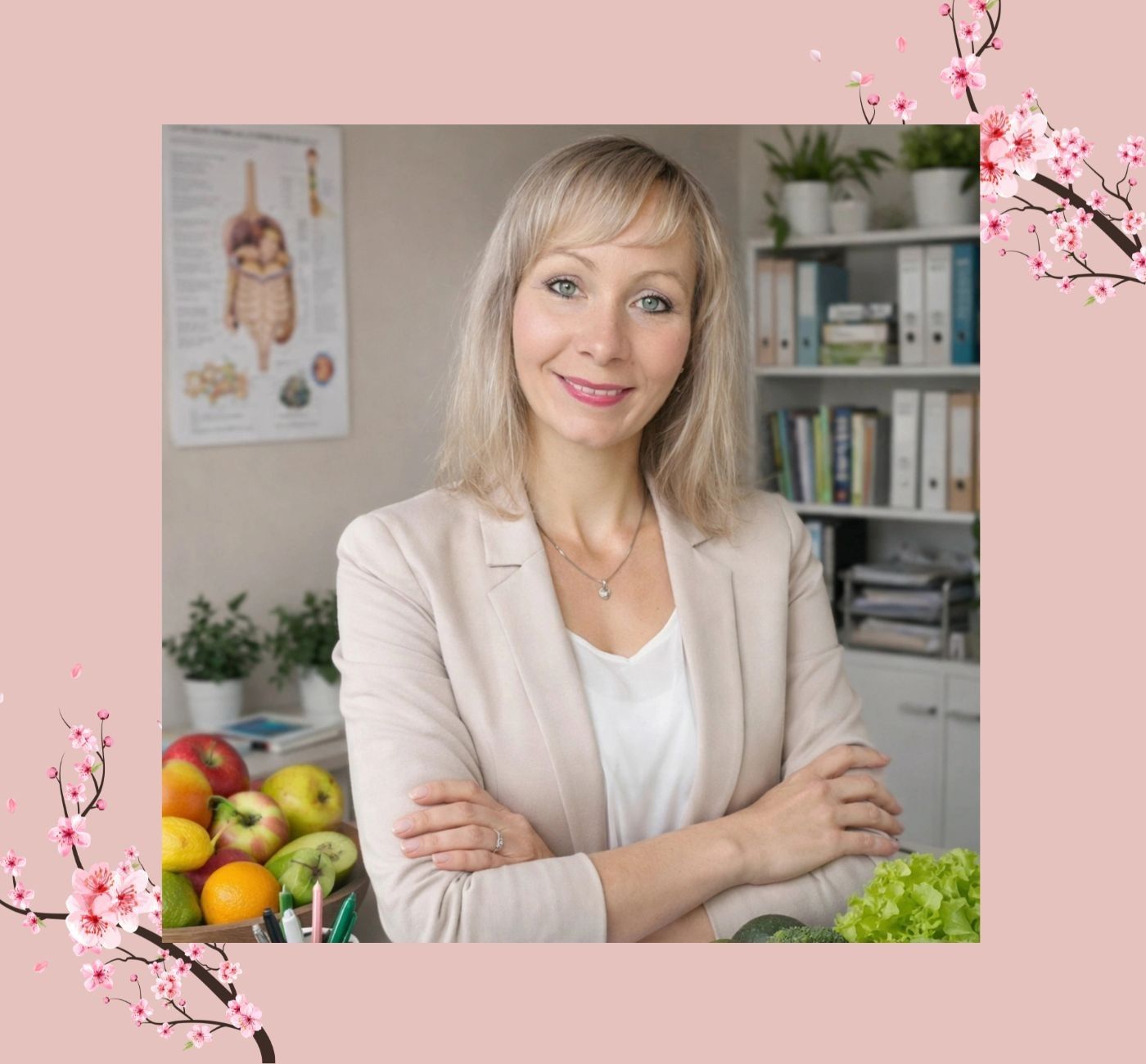 Julienne Glaetzer in ihrer Beratungspraxis